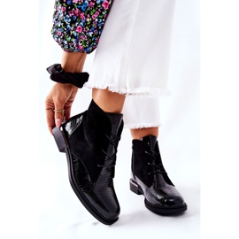 Suede lämpimät saappaat Sergio Leone BT401 musta 1