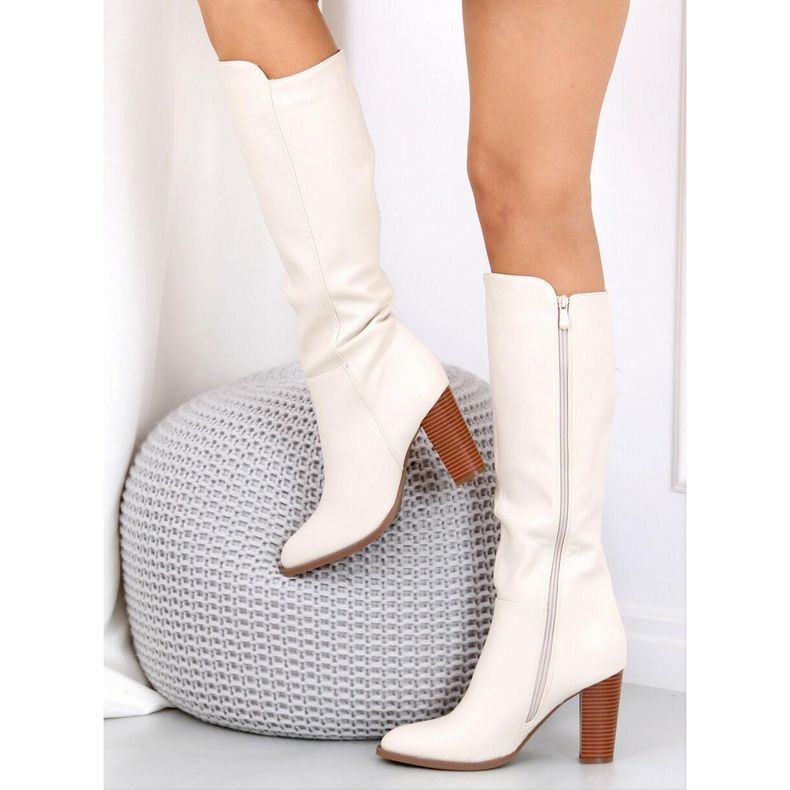 Korkokengät, kermanvärinen UK03P Beige 1