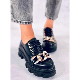 Tony Black naisten kengät ketjulla musta 2