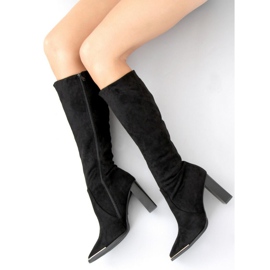 Clara Black mokkanahkakengät musta 2