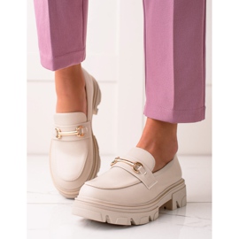 Diamantique Eco Nahka Loaferit beige 1