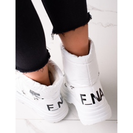 Hohtavat VINCEZA -lumikengät valkoinen 2