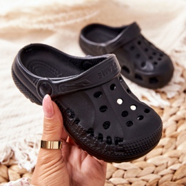 Flameshoes Lasten Black Kroks -kotitossut musta 2