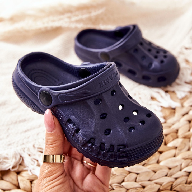 Flameshoes Lasten kengät Tossut Navy Blue Crocs laivastonsininen 1