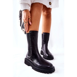 Korkea saappaat Jodhpur Big Star II274416 musta 1