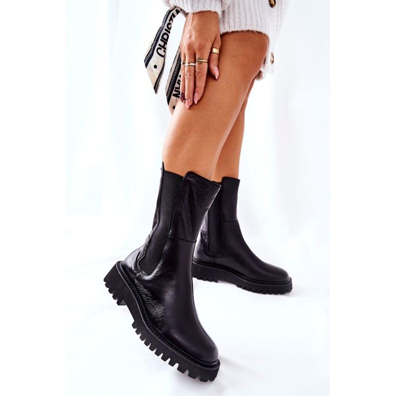 Korkea saappaat Jodhpur Big Star II274416 musta 2