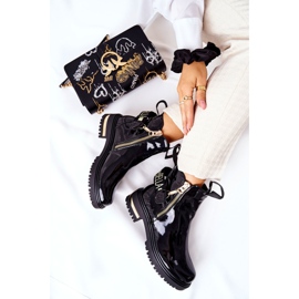 PM1 Klassiset lakatut saappaat mustalla Lorie -raidalla 2