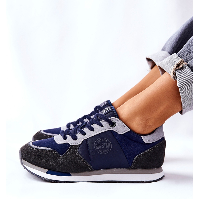 Urheilukengät Big Star GG274A056 Navy Blue-Grey tummansininen harmaa 1