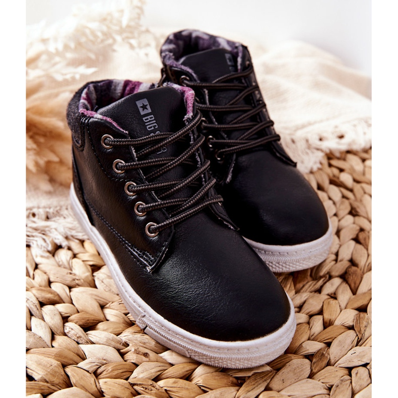 Lasten eristetyt urheilukengät Big Star BB374132BS Musta 1