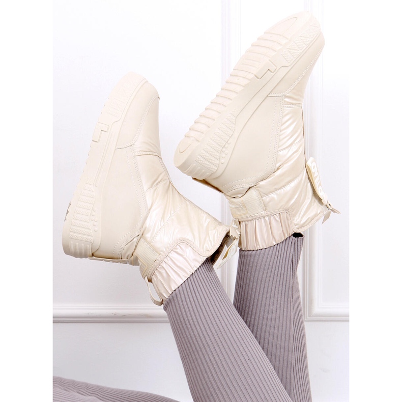 Naisten Lea Beige lumikengät 2