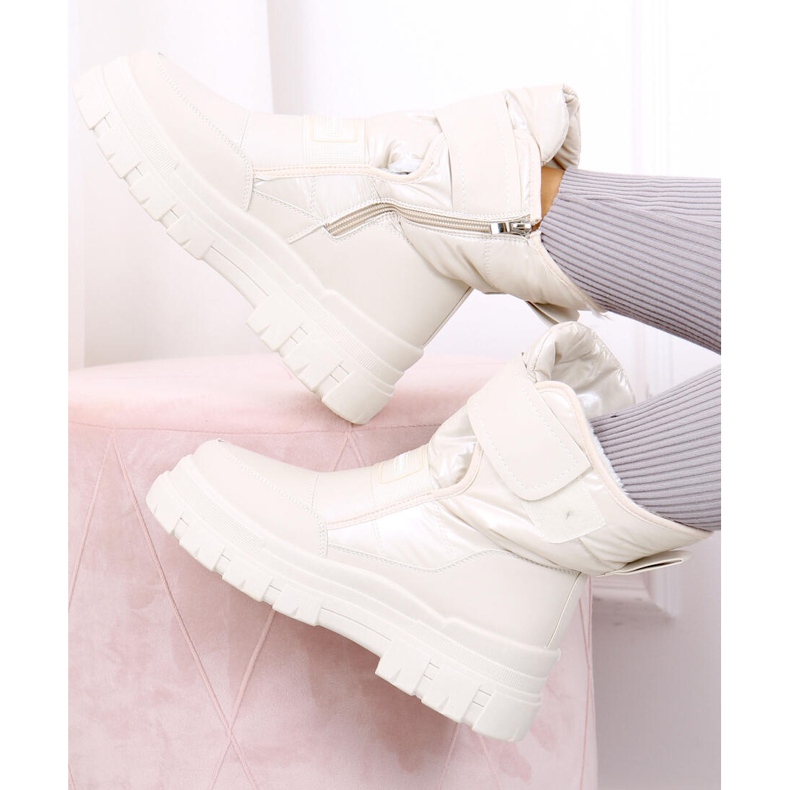 Naisten lumikengät Elza Beige 1