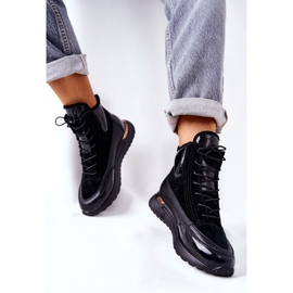 POTOCKI Musta Chocci musta nahka urheilu lenkkarit 2