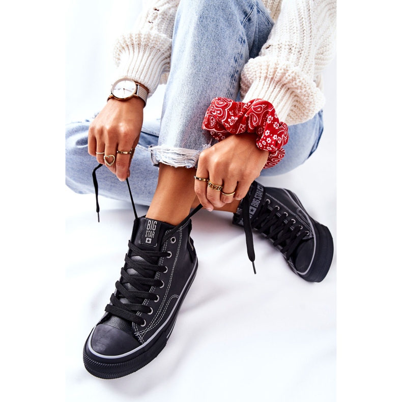 Korkeaeristetyt lenkkarit Big Star GG274026 musta 1