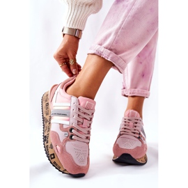 Naisten urheilukengät Big Star II274298 Pinkki vaaleanpunainen 2