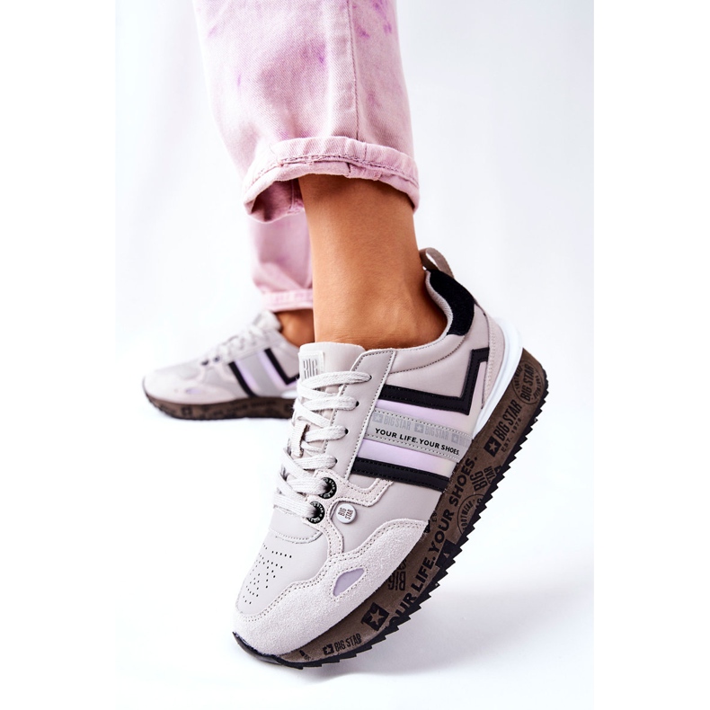 Naisten urheilukengät Big Star II274297 Harmaa 2