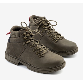 Cross Jeans Vihreät miesten cross farkut Chapa vaelluskengät 1