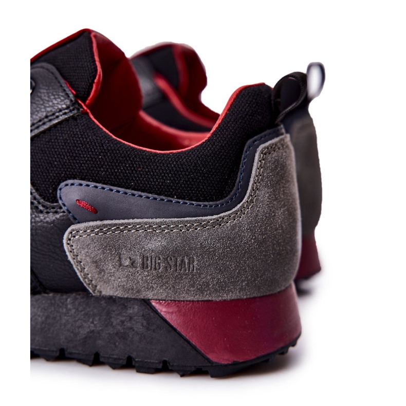 Miesten urheilukengät Memory Foam Big Star Black II174090 musta 1