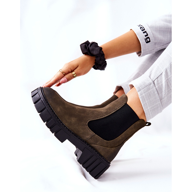 Saappaat Työntekijät Warm Trappers Sergio Leone TR761 Green vihreä 2