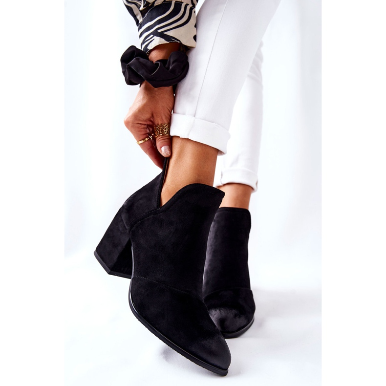 POTOCKI Klassiset saappaat mustalla Veriane -vetoketjulla 1