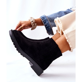 PH1 Mustat Laurette Chelsea -saappaat tasaisella kantapäällä 1