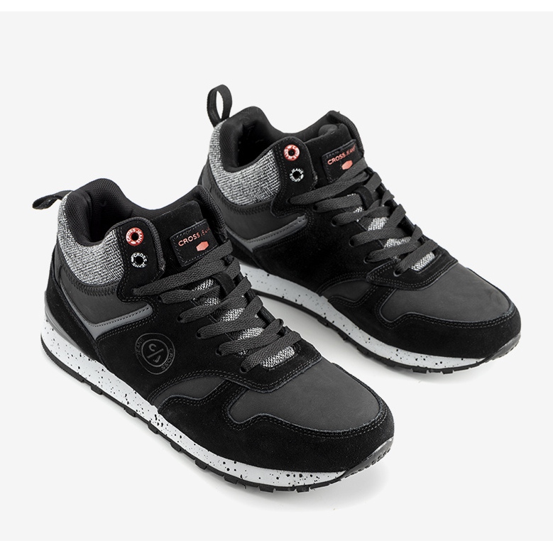 Miesten mustat lenkkarit Cross Jeans Merle harmaa 1