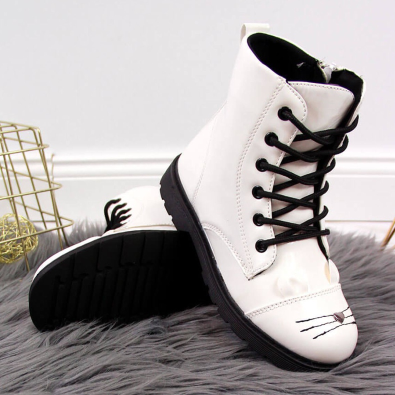 Valkoiset saappaat tytöille eristetty Jr EVE319B valkoinen 1