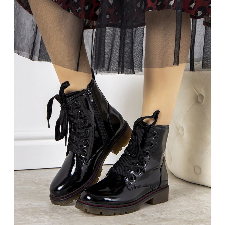 Evento Delphine mustat kiiltonahkakengät 2 Evento Delphine mustat kiiltonahkakengät 2