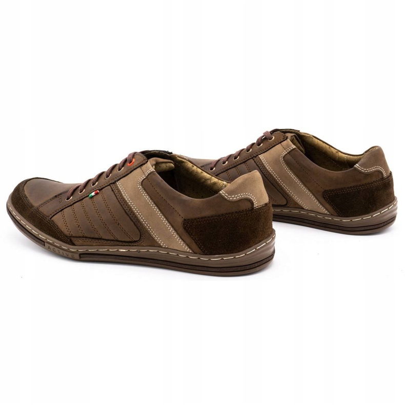 Miesten Olivier -nahkakengät 236GT ruskeat 6