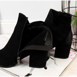 Eristetyt saappaat Potocki W WOL29 musta 1