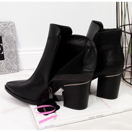 Eristetyt saappaat Potocki W WOL31A musta 1