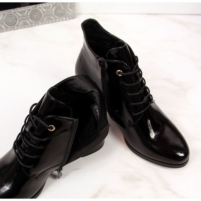 Patentoidut korkokengät Potocki W WOL32 musta 1