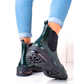 Lakatut saappaat Łuska Sergio Leone TR746 Vihreä 1