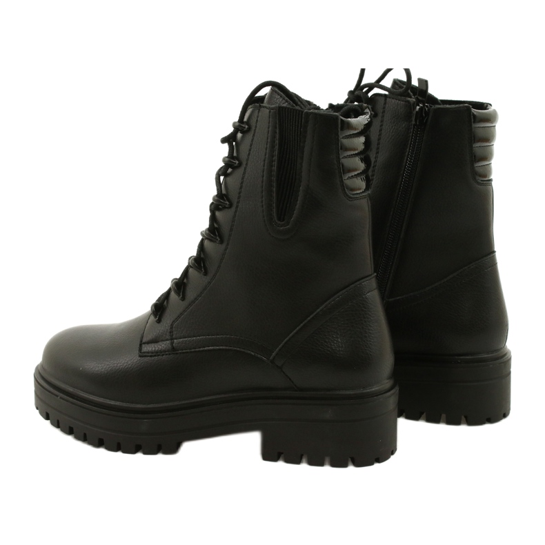 Saappaat Nahka Sergio Leone TR756 Laced Musta 2