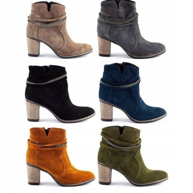 Olivier Naisten eristetyt saappaat harmaalla ketjulla 2