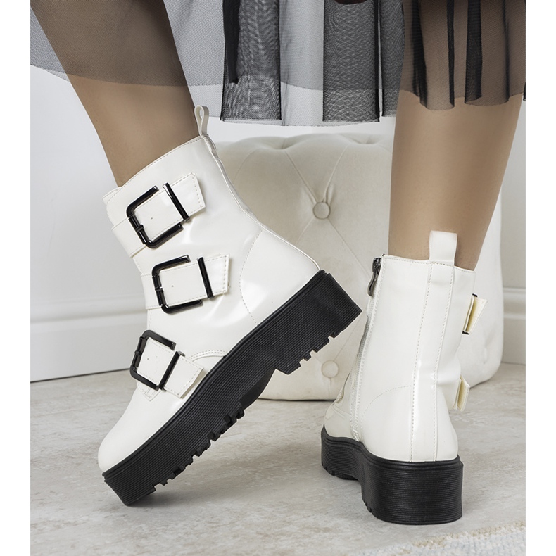 Austin valkoiset nilkkurit valkoinen 2