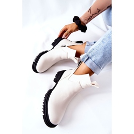 POTOCKI Valkoiset Corano -saappaat vetoketjulla valkoinen 1