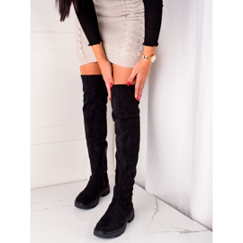 Seastar Korkeat mokkanahkaiset reisisaappaat musta 2