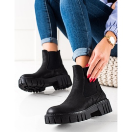 Sergio Leonen Chelsea-saappaat ekologisesta nahasta musta 1