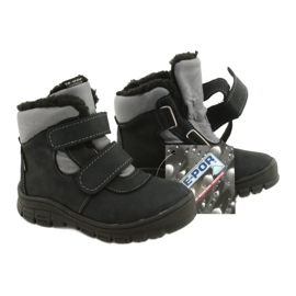 Saappaat, joissa Mazurek 1360 antrasiittikalvo musta harmaa 8