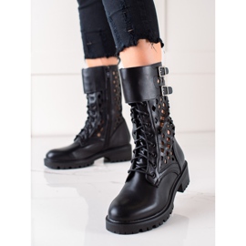 Sweet Shoes Muodikkaita avotyöntekijöitä musta 1