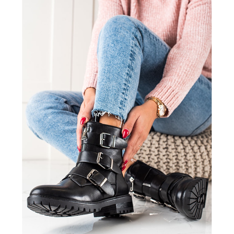 Sixth Sense Mustia työntekijöitä soljilla musta 2