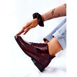 PA2 Korkeakorkoiset nahkakengät, Burgundinmusta Maniz claret 2