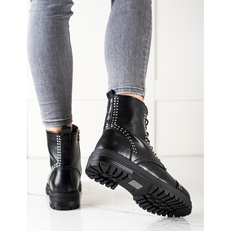 Super Me Klassiset saappaat, jotka on valmistettu Eco -nahasta musta 1