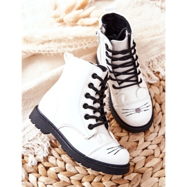 Lämmin saappaat työntekijät vetoketjulla Valkoinen hiiri 1