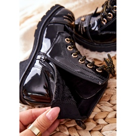 PE1 Musta Mousie lämpimät saappaat vetoketjulla 1