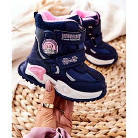 PJ2 Lasten lämpimät lumikengät Navy Blue Nemi Boots tummansininen 2