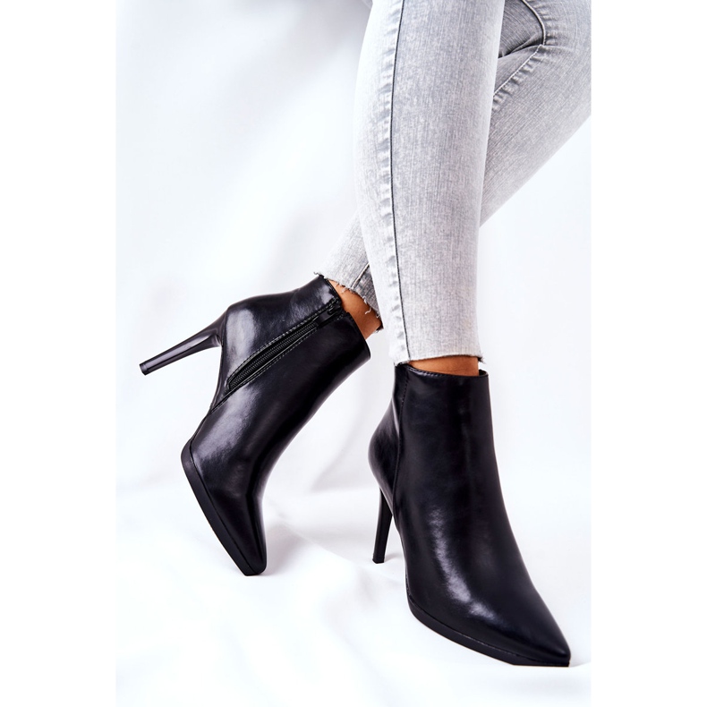 Naisten saappaat korkokenkiä Sergio Leone BT501 musta 2