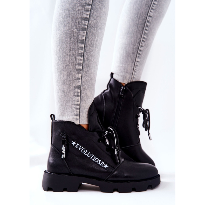 Saappaat lämmitetty turkis Sergio Leone musta TR740 2