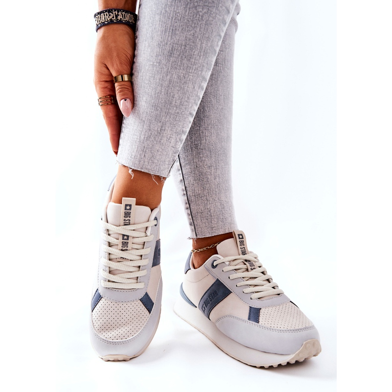 Urheilukengät Memory Foam Big Star II274397 Harmaa-Sininen 1