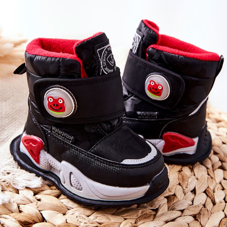 PJ2 Lasten lumisaappaat Musta Frenzie 2